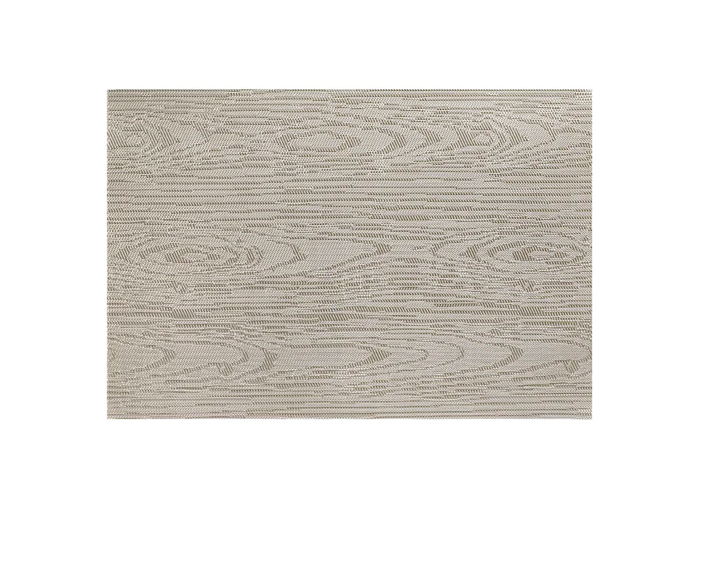 Wood Grain Vinyl Placemat Champagne