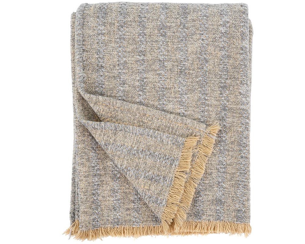 Watson Woven Throw - Grey