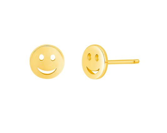 Gold Smile Earring