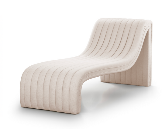 August Chaise Lounger - Dove