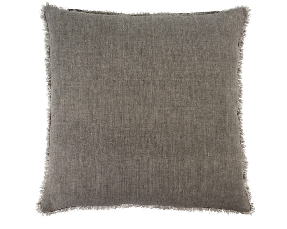 Lina Linen Pillow - Warm Grey