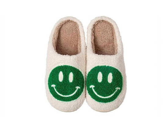 Green Smile Slippers
