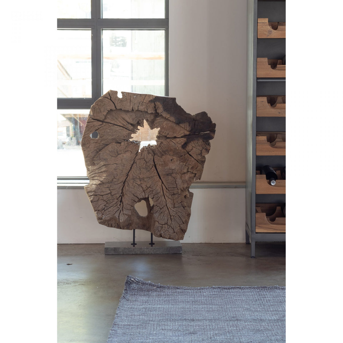 Natural Teak Sculpture