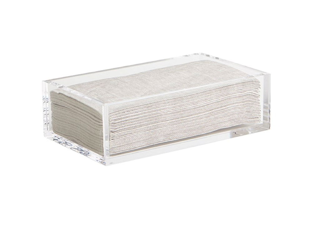 Lucite Guest Napkin Holder