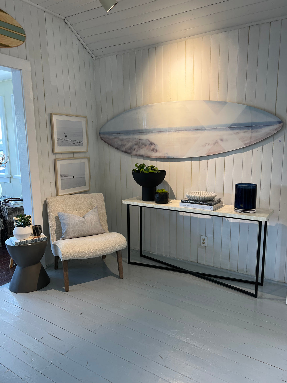 Acrylic Surfboard - Beach View