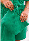 Load image into Gallery viewer, Terry Beach Clutch - Tropical Green
