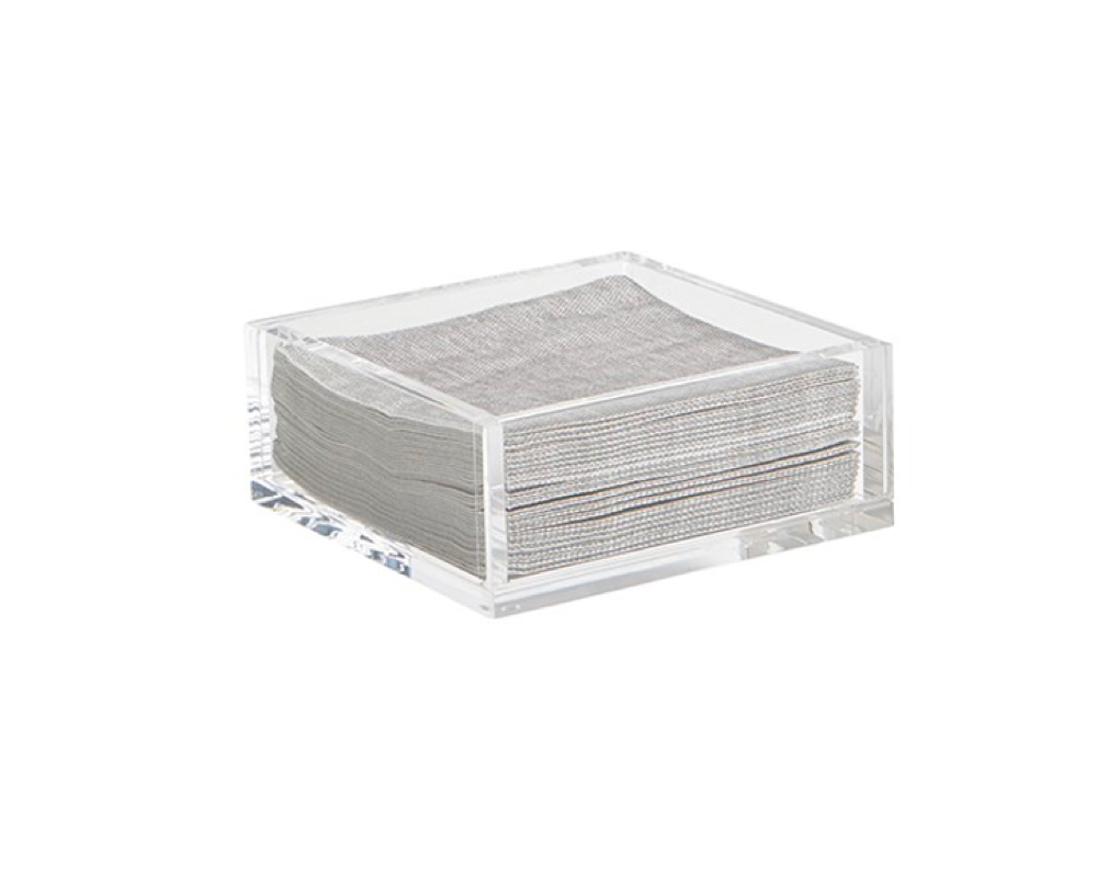 Lucite Cocktail Napkin Holder