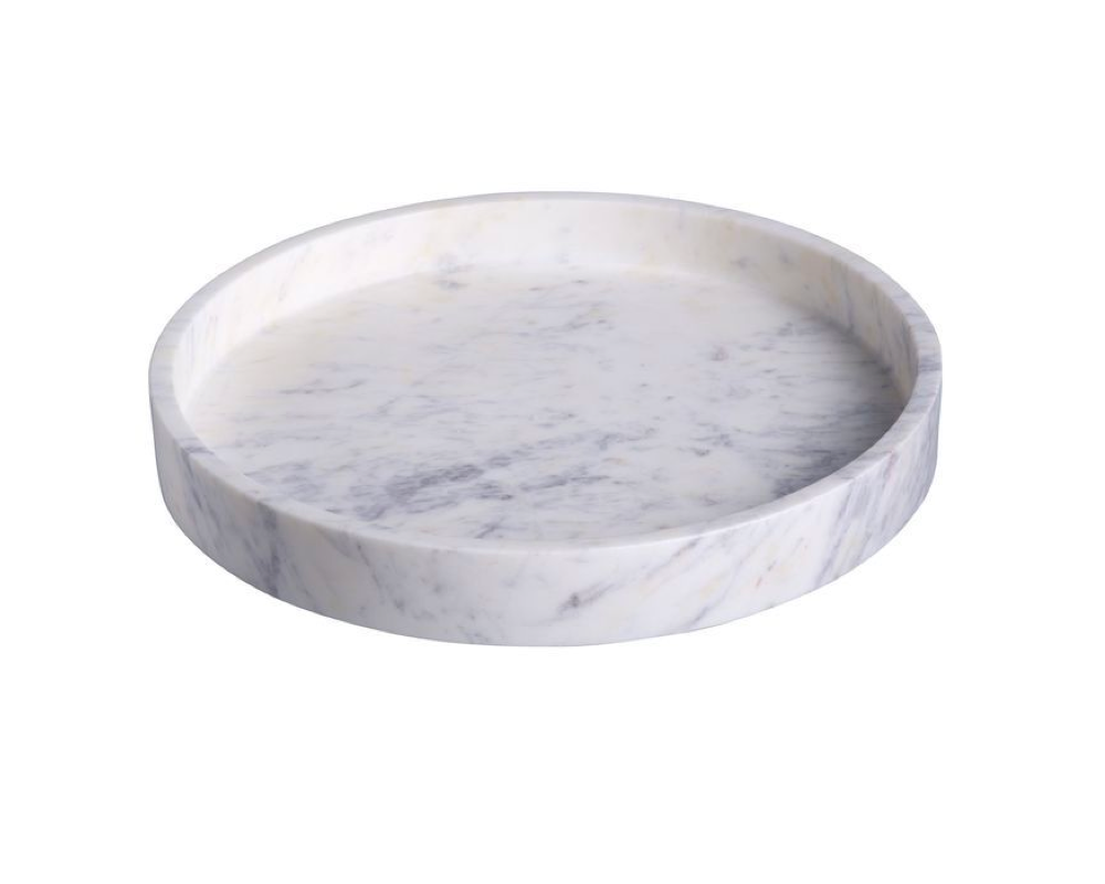 Round Marble Tray