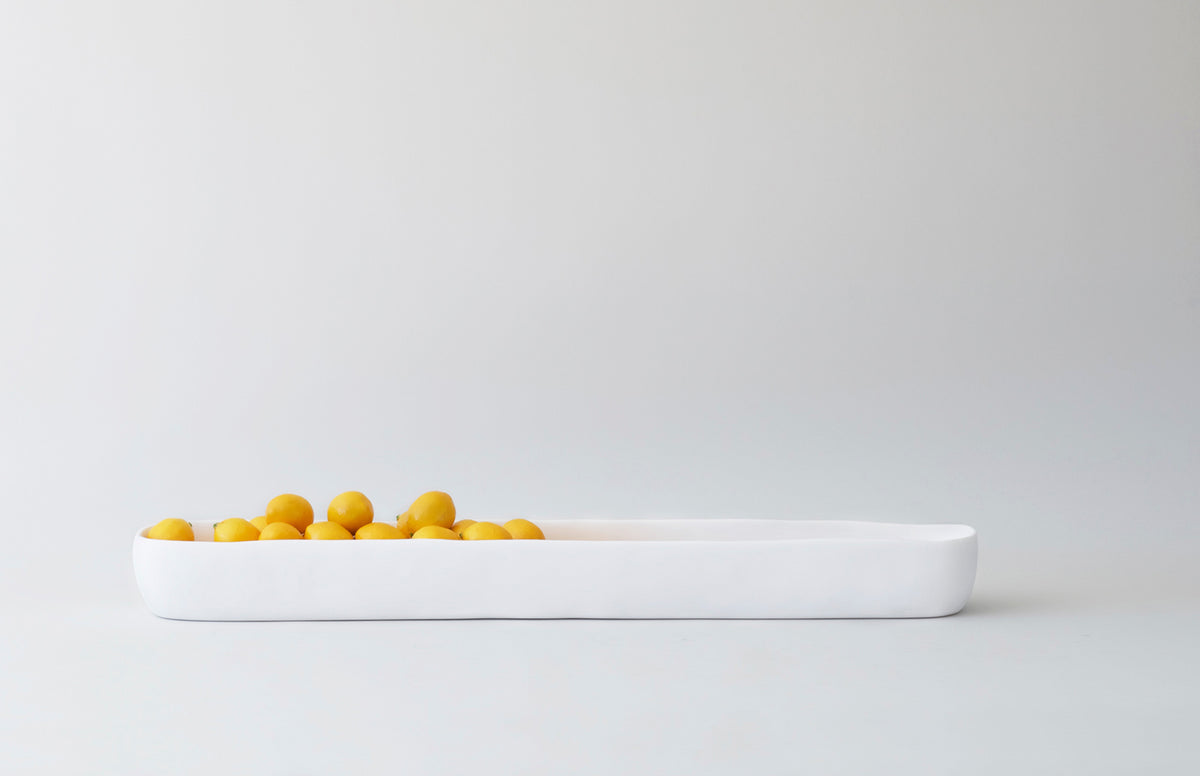 Long Centerpiece Bowl - White