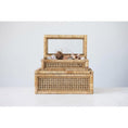 Load image into Gallery viewer, Woven Rattan Lidded Box
